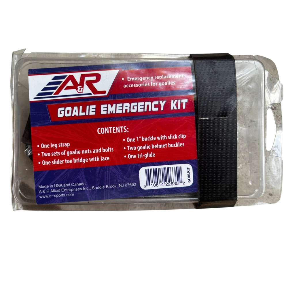 AR Goalie Emergency Kit Hockey Accessories Leg Strap Buckle Nuts Bolts